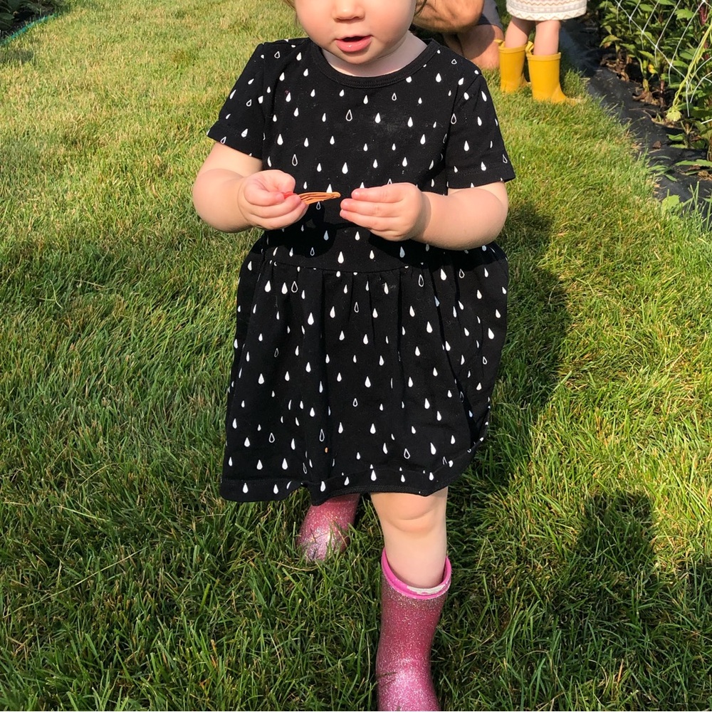 Miles the label raindrop dress -18 months